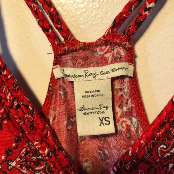 Patterned American Rag Tank - Picture 2 of 3